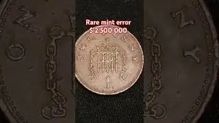 Rare mint error. G.B. one penny #coin #money #collection #old #currency #numismmatics