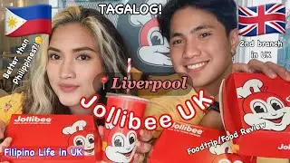Jollibee UK (Liverpool) | food review | TAGALOG | April Alcala