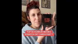 Top 50 Horror Movies Scratch Off Cards Part 7