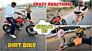 125cc Dirt Bike Crazy Public Reactions | 125cc Dirt Bike Owerview