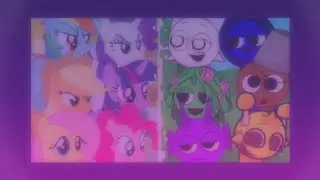 FNF Sprunki VS MLP Sings Bluey Can Can (UTAU Cover) (☆ Slowed + Reverb ☆)