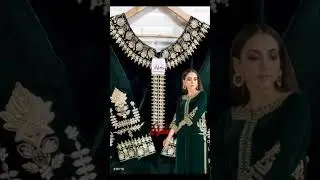 Ready to Wear Velvet Suits|Embroidery#trending #Neeti's Corner#youtubeshorts