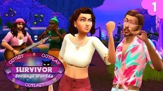 STRANDED IN STRANGE LANDS | Survivor 4: Strange Worlds EP01 | The Sims 4