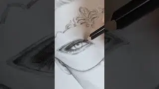 The Secret of Graphite Contrast in Realistic Portraits ✏️ #art #drawing #realisticart   #carnival