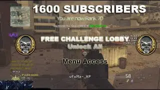 vFxMz 1600 Subs | Unlock all Mw2 Free Challege Lobby ( Bypass ) 1.11 | PS3 [CLOSED]