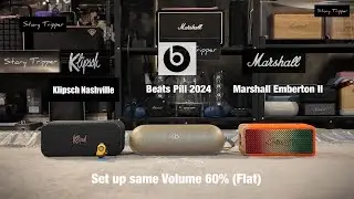 Klipsch Nashville vs Beats Pill 2024 vs Marshall Emberton II