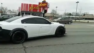 This debadged Dodge Charger SRT 392 Scatpack Widebody have a lot of modifications and it's loud too.