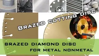 Vacuum brazed diamond cutting blade for non-ferrous metal masonry PVC and Stone