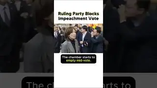 Ruling Party Walkout During Key Vote #ImpeachmentVote #RulingParty #NationalAssembly #KoreanPolitics