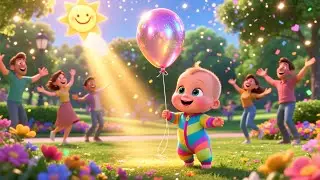 Sparkle Town Balloon Ride | Fun Kids Song | Toddler Adventure Song
