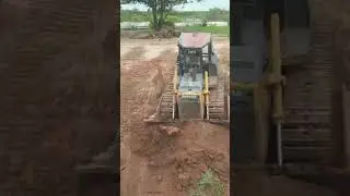 Bulldozer pushing dirt construction technology Promoting Forestry & Soil Detours