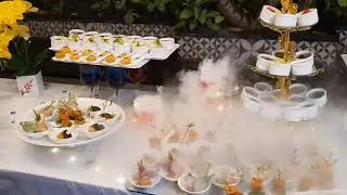 Tiệc Teabreak Finger Food cho lễ đ&iacute;nh h&ocirc;n tại Saigon Chic