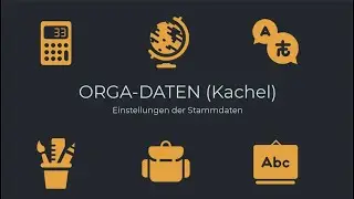 Kachel Orga-Daten