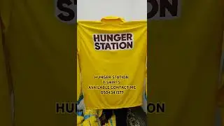 HUNGER STATION T SHIRTS CLOTHES MEN AVAILABLE 0504341577 #dubaifashion #hungerstation #tshirt #cloth