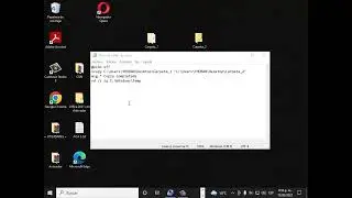 Crear  bat y Tarea programada