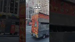 A unique block with at least 10 different food carts in NYC WOW