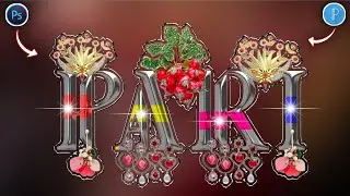 Secret Trick Glass Font Name Editing On Ps Touch PixelLab Step By Step Tutorial - Zarraq Creation
