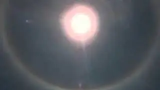 Perfect 360 Rainbow Around Sun | 22 Degree Halo Effect