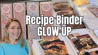 RECIPE OVERHAUL & BINDER MAKEOVER with Laurel Denise Wrapping Paper!
