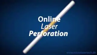 Laser Perforation von Zigaretten