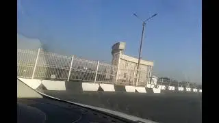 УЗБЕКИСТАН.-БЕКАБАД. По городу на машине.