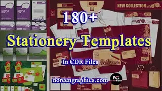 180+ Stationery Templates In CDR Files | Noreen Graphics |