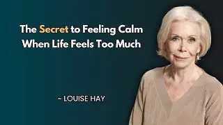 How to Stop Feeling Overwhelmed | Gentle Healing Affirmations for Inner Peace | Louise Hay