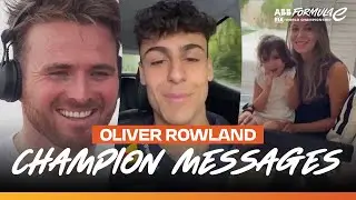 Oliver Rowland Receives Surprise World Champion Messages 🥹 | 2025 Hankook Berlin E-Prix Round 14