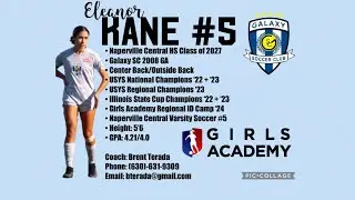 Eleanor Kane Center Back/Outside Back-Class of 2027