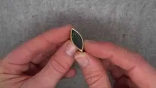 Angela Hubel - Tourmaline Navette Ring - ORRO Contemporary Jewellery Glasgow