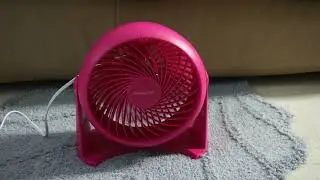 Распаковка и первый взгляд на вентилятор Honeywell Turbo Force Air Circulator, модель HT-900, роз...