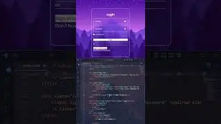 Create modern login form using HTML & CSS  #css #html #loginpage  #coding  #frontend