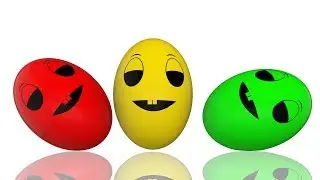 Learn colors with Surprise Eggs Compilation 3D | Fun Surprise Eggs for Children Video for Kids | KCL