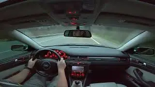 2002 Audi S6 Avant (C5) Driving video