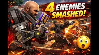 Jack Bulwark SMASHES 4 Enemies 😱 | Shadow Fight Arena 4 Brutal Gameplay || Fighter Lucifer #sfa4