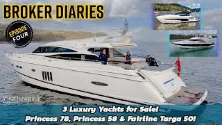 Big Boat Thursday! Broker Diaries Episode 4 can we list 200ft in one day!? 3 boats and 3 locations!