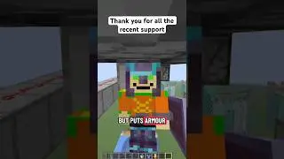 Автоматическая броня для Minecraft #minecraft #shorts #viral #trending #gaming