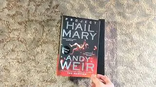 Unboxing Project Hail Mary by Andy Weir - Signed UK First Edition - Author of The Martian & Artemis