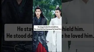 His silence was protection. His courage was love ❤️💚#wangyibo #xiaozhan #yizhan #theuntamed #bjyxszd
