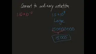 Scientific to Ordinary Notation