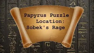 Papyrus scroll puzzle - Sobek's Rage | Aasassin's Creed: Origins
