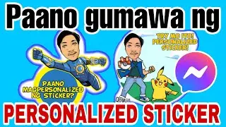 Paano gumawa ng personalized sticker | How to create personalized sticker | BOBBLE AI | JHONEL DV
