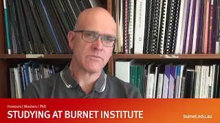 Studying at Burnet Institute: Professor Paul Dietze
