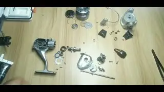 Reel tica cambria le2000 , review & service , masalah pada oscilating gear