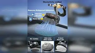 Review: Upgraded 360&deg; Nano Gel Vacuum Magnetic Phone Holder, Car Phone Holder for Magsafe[108+...