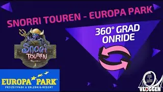 360° Grad Onride SNORRI TOUREN / Europa Park / Skandinavien / POV / Facecam / Darkride / Rulantica