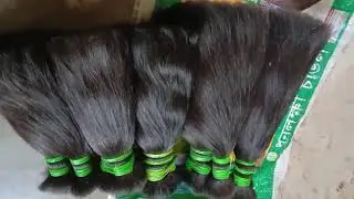 Indian human hair#non Remy double drawn