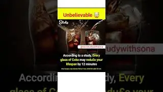 Every glass of Coke || Reduce lifespan by 12 minutes || #viral #shorts #shortsfeed #news #youtube