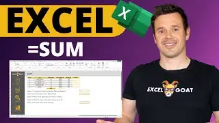 How to use the SUM function in Microsoft Excel