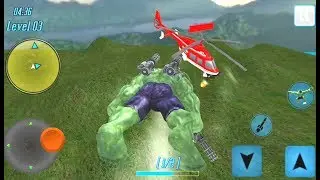 Flying Monster Hero Transform | Incredible Monster Destroy Helicopter - Android GamePlay